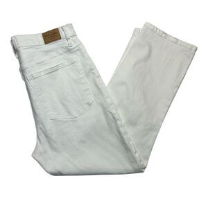 Abercrombie & Fitch White Ankle Jeans
